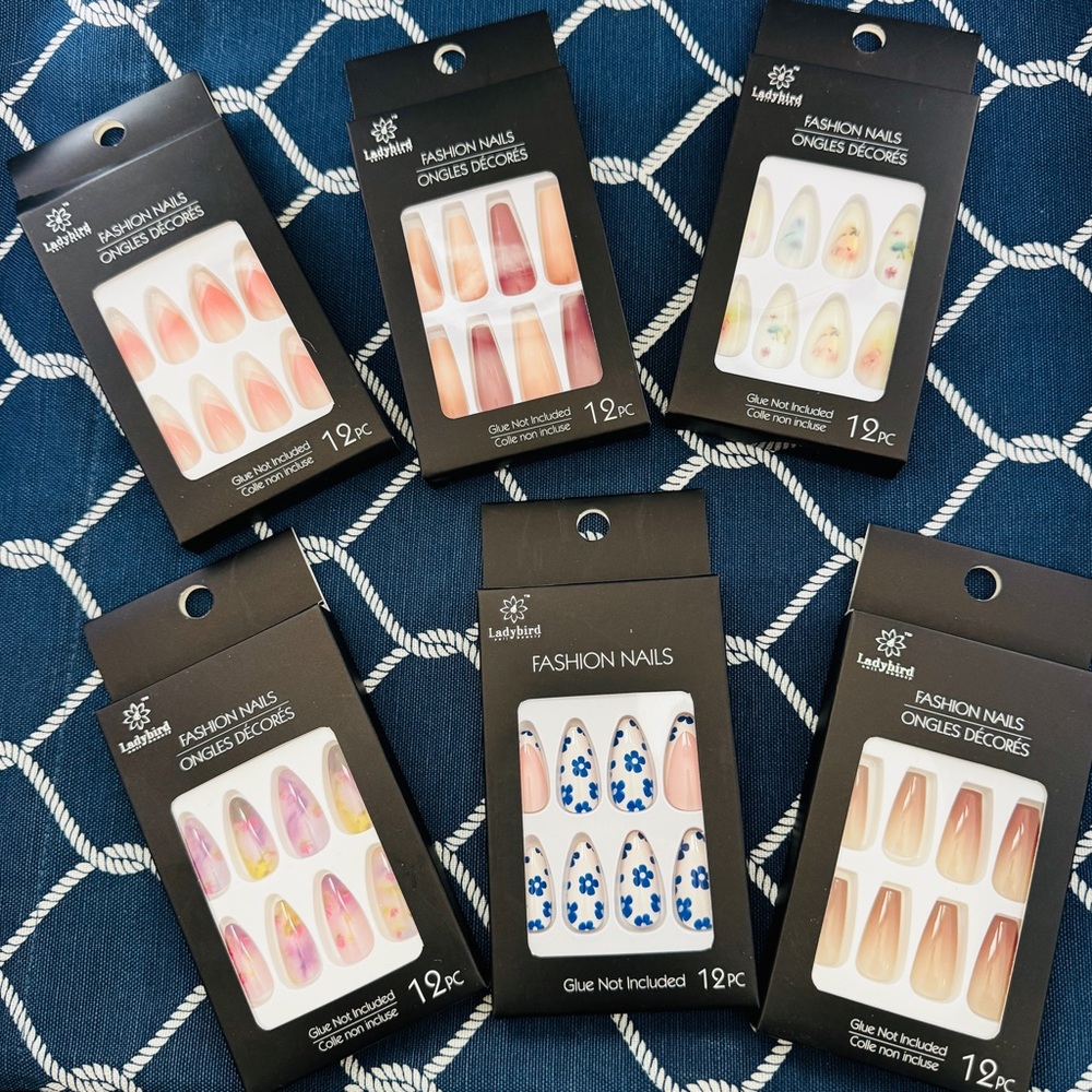 Fashion Press-On Nails Set - Multiple Designs Collection